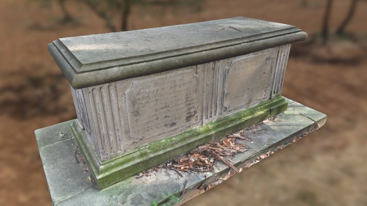 Henry Brown -Tombstone / Grave 3D Model