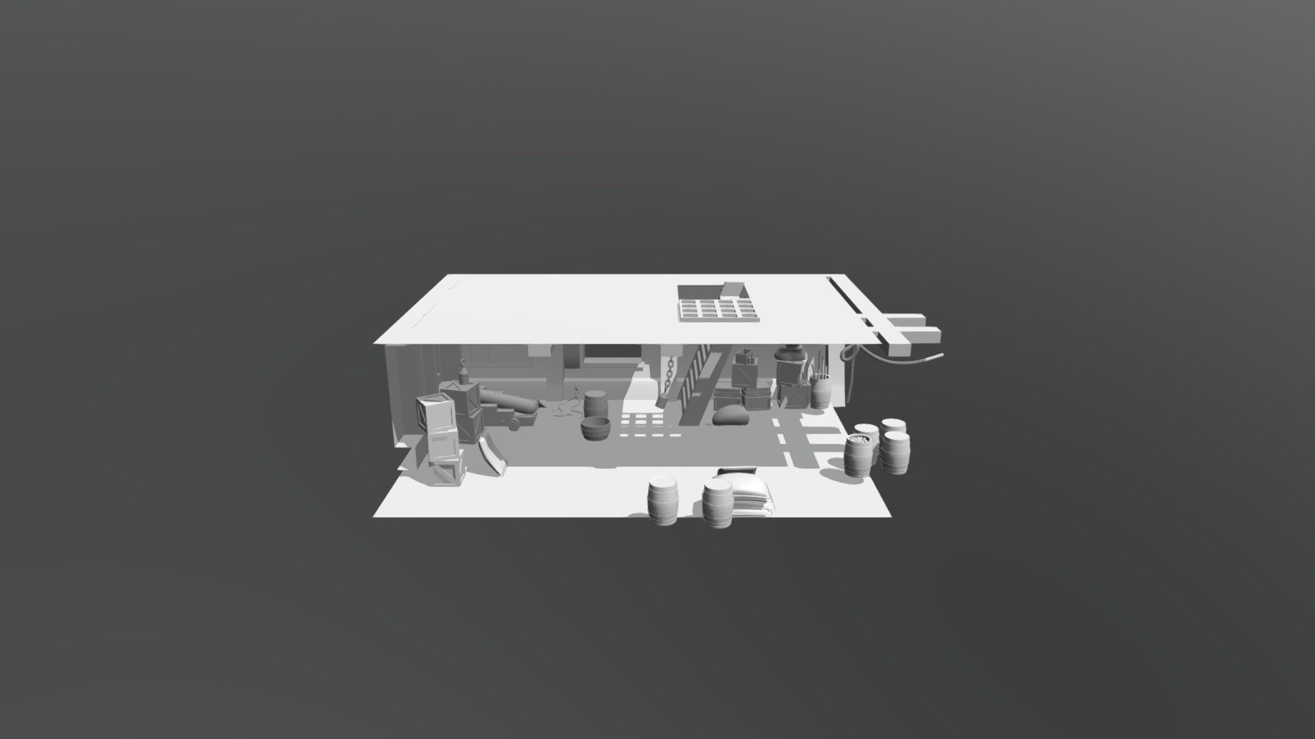 Ship Scene Final - 3D model by turkeysamwich00 [2092e3b] - Sketchfab