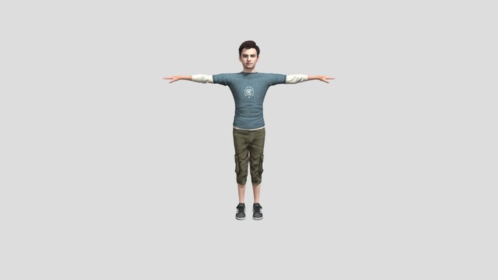 3D Character - Casual 3D Model