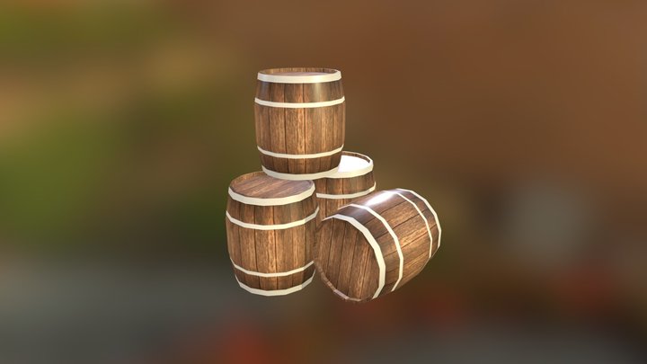 Barrel 3D Model