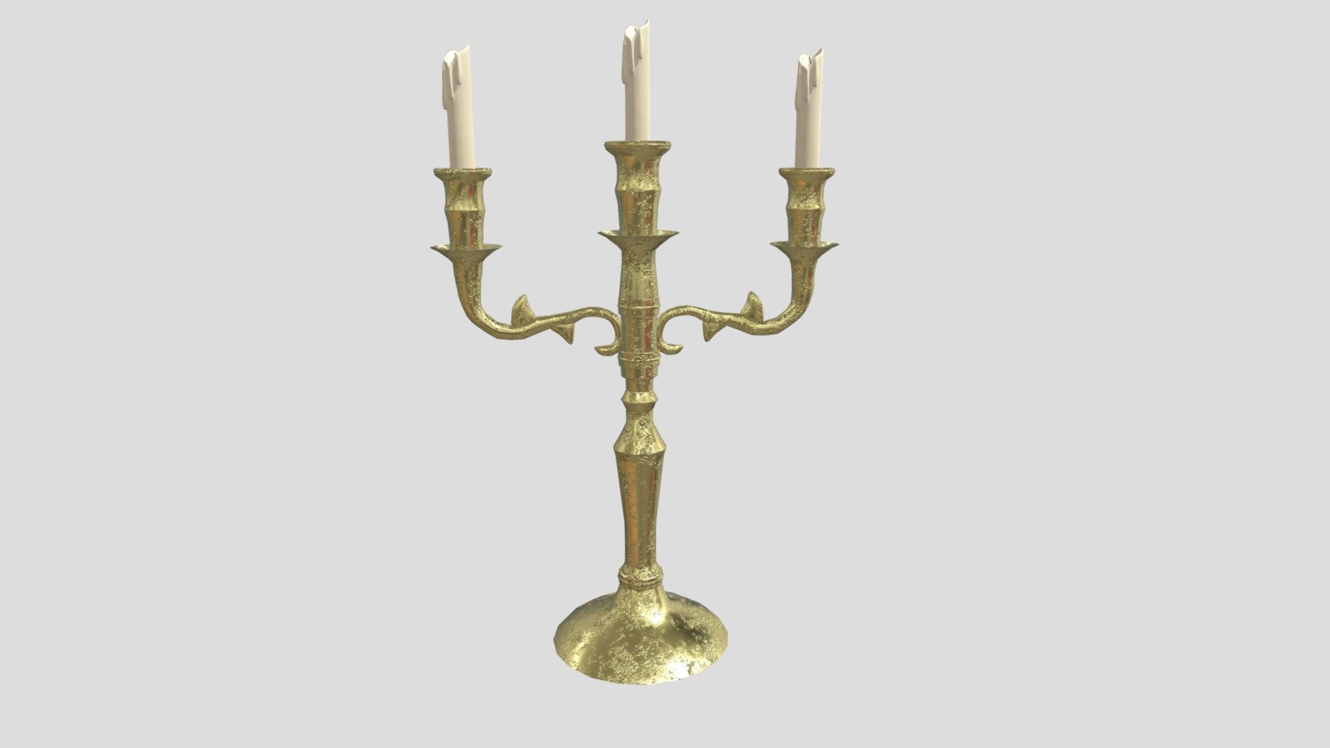 Classic Candelabra 3D model by Abrahamon28 [2093ed0] Sketchfab