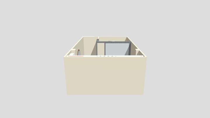 县城酒店场景室内_3D Previz 3D Model