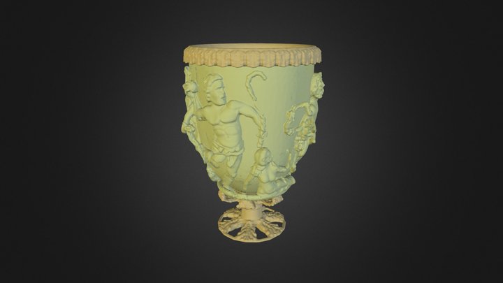 Lycurgus Cup - Roman cage cup- British Museum 3D Model