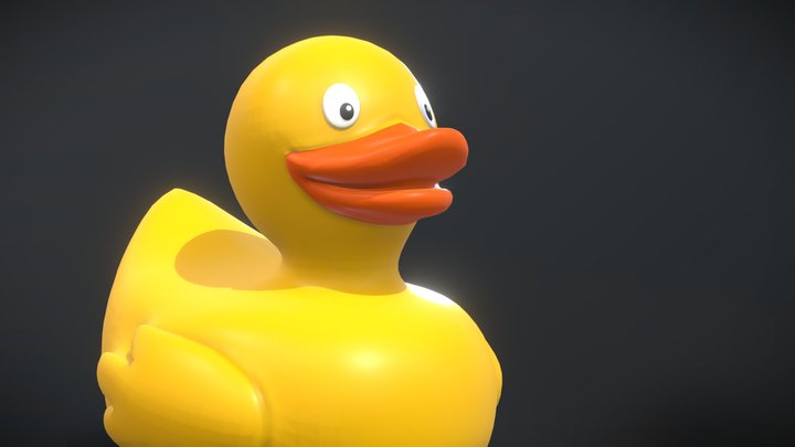 Yellow rubber duck 3D Model