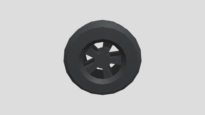 Tire Take 2 Uv Map 3D Model