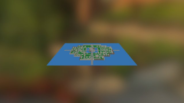 法兰城 3D Model
