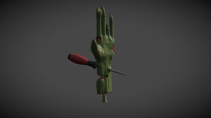 Zombie Hand 3D Model
