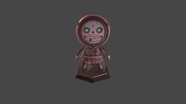 MeetMAT2017: Sugarskull Pedro 3D Model