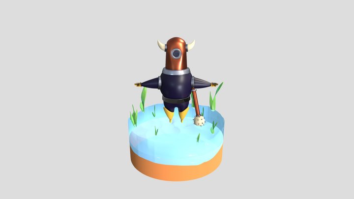 chibi_knight 3D Model