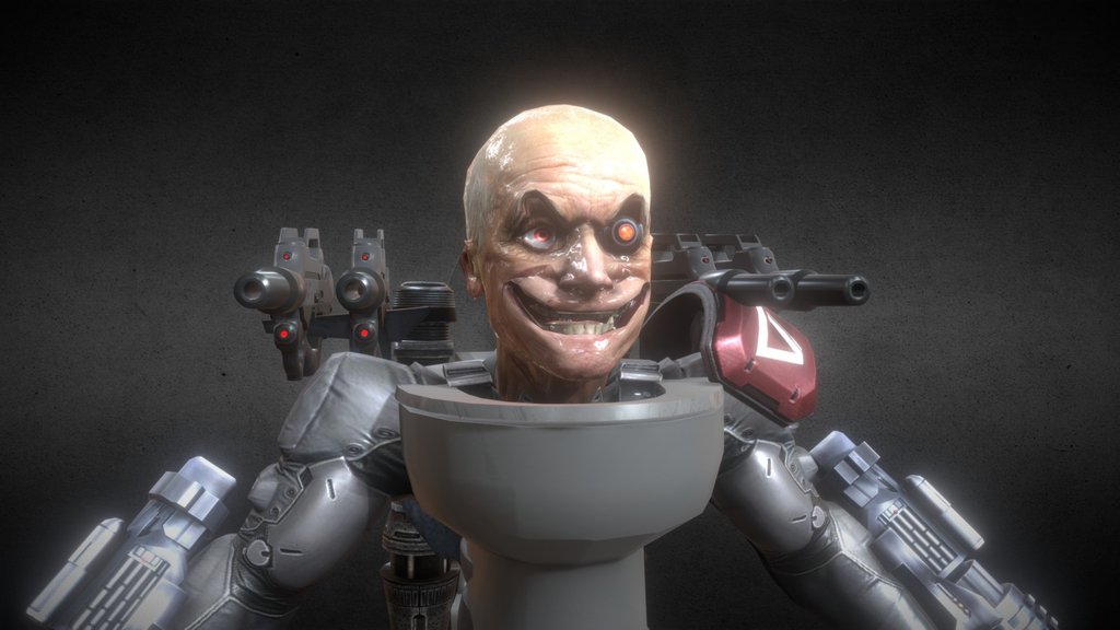 Mutant scientist toilet