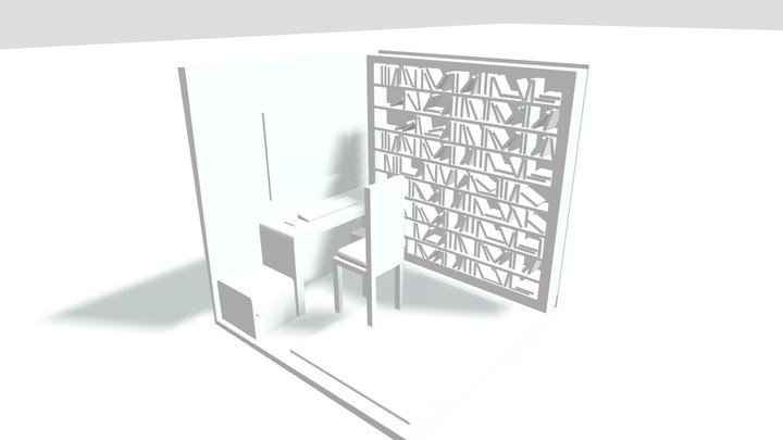 Isometric room 3D Model