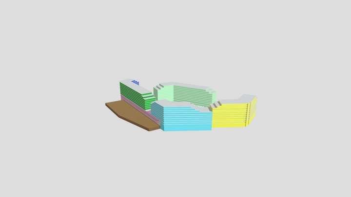 Кисловодск с пожарными отсеками 3D Model