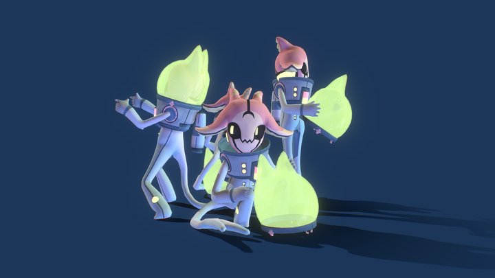 Nomi The Alien (Concept by Carles Dalmau) 3D Model