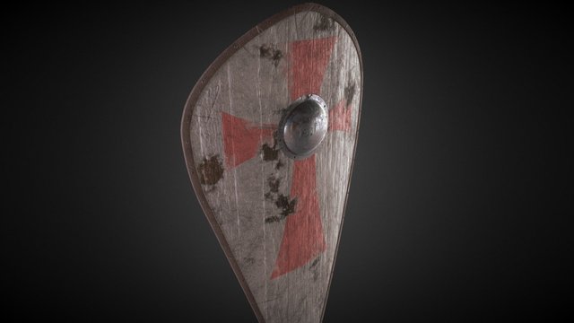 Medieval Shield 3D Model