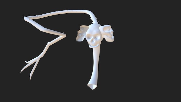 Weapon Flail 3D Model