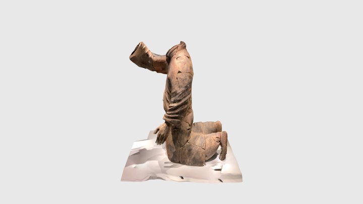 跪姿陶俑 3D Model