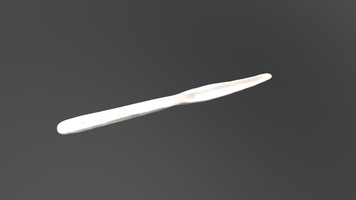 Kỷ vật 1C: dụng cụ ăn uống dao 3D Model