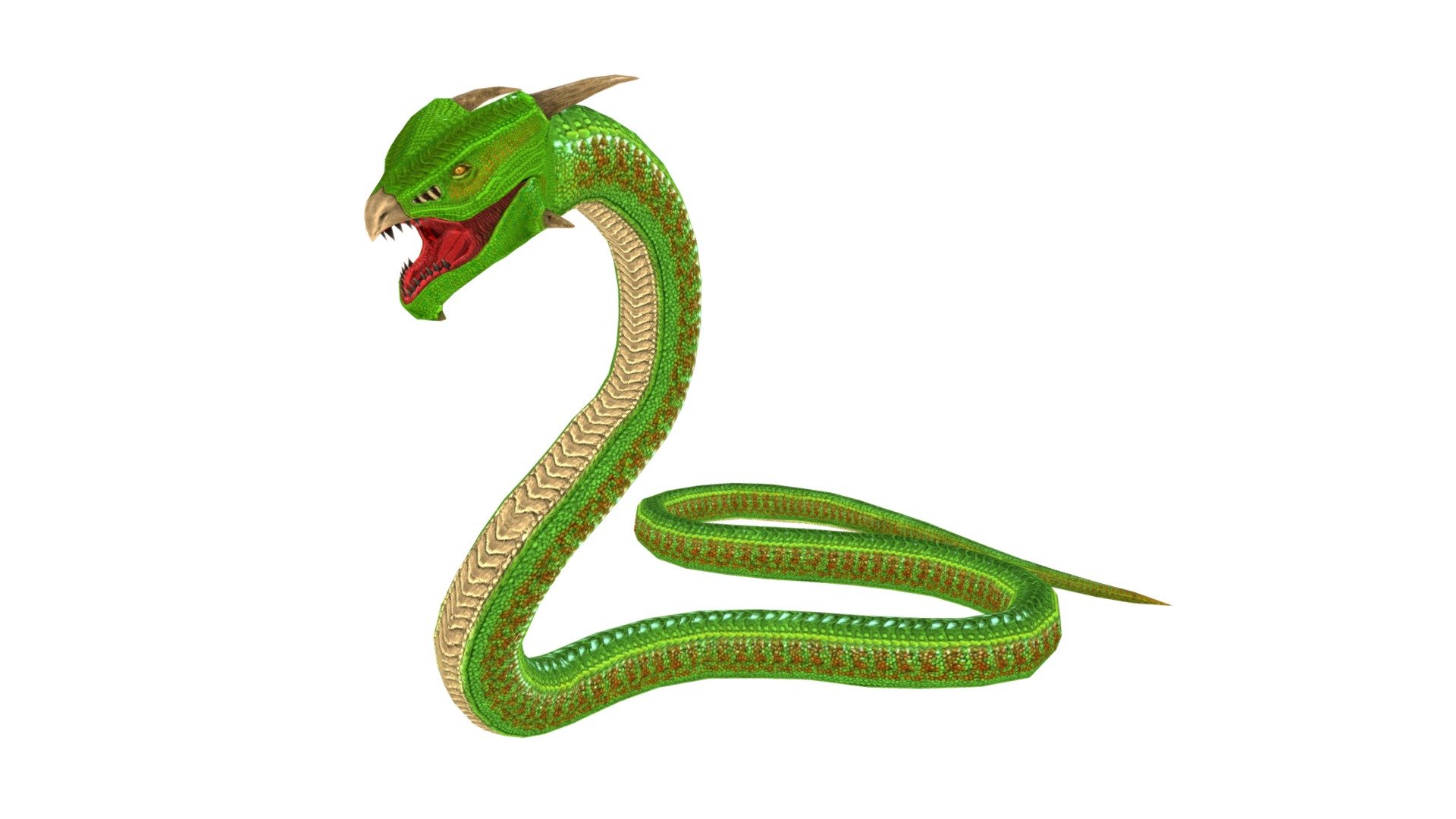 Animals 3D Snake, Characters