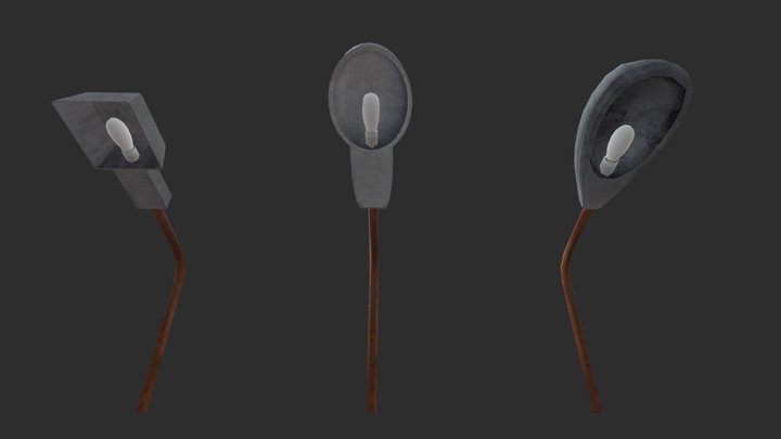 Soviet Streetlight Pack 3D Model