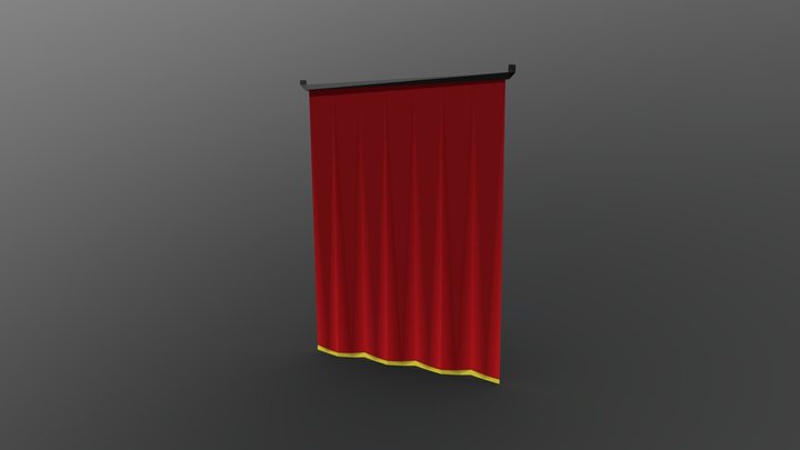 Curtains 3D Model