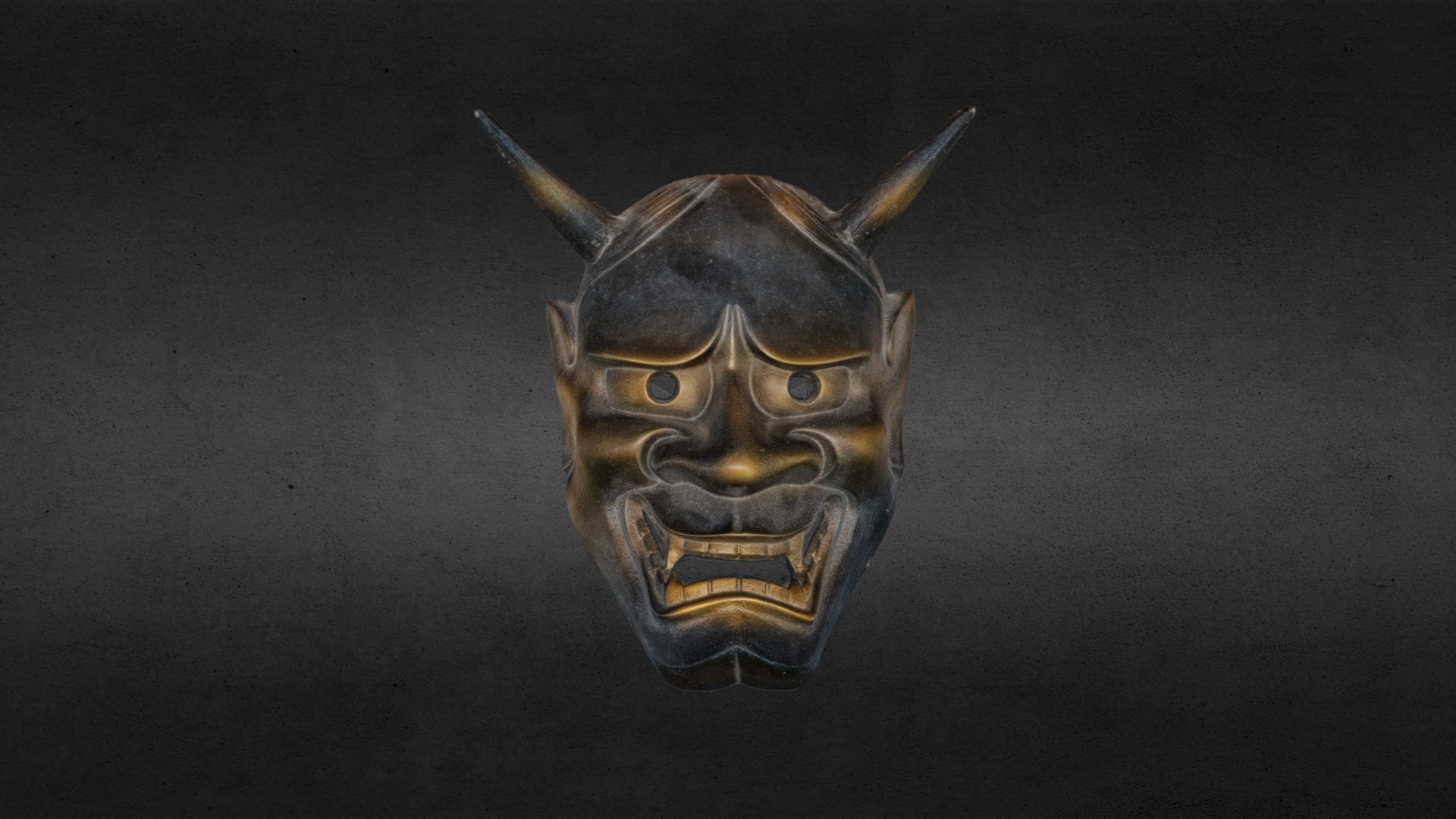 般若の面‗Hannya mask - Download Free 3D model by KEN_JP (@KEN_JP