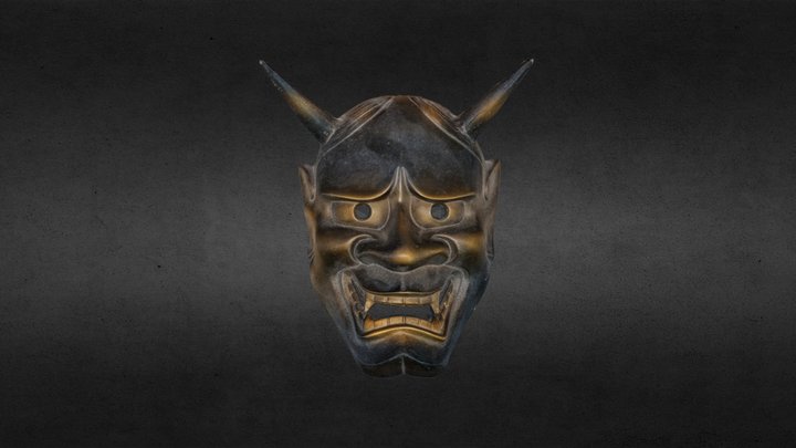 般若の面‗Hannya mask 3D Model