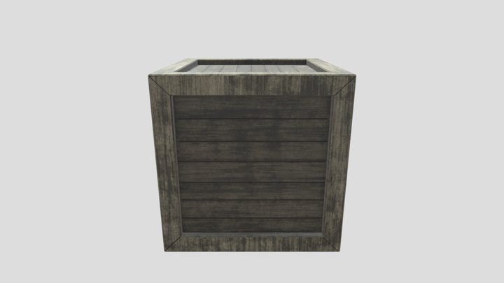 Crate 3D Model
