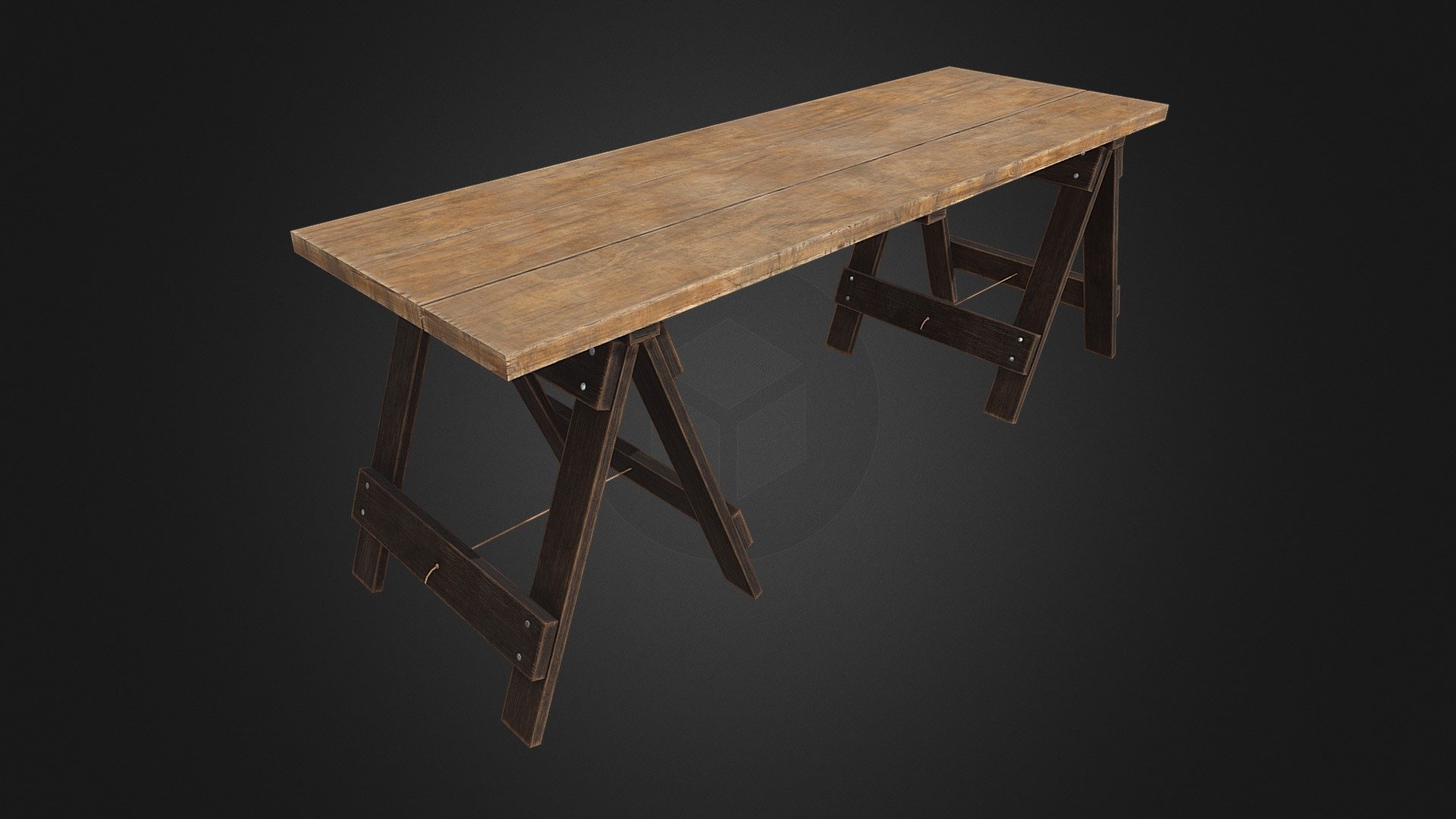 GAME READY ASSET - Table - 3D model by SaiiArt [20a2a6b] - Sketchfab