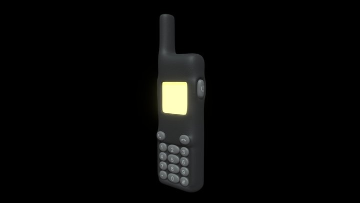 Satellite Phone 3D Model