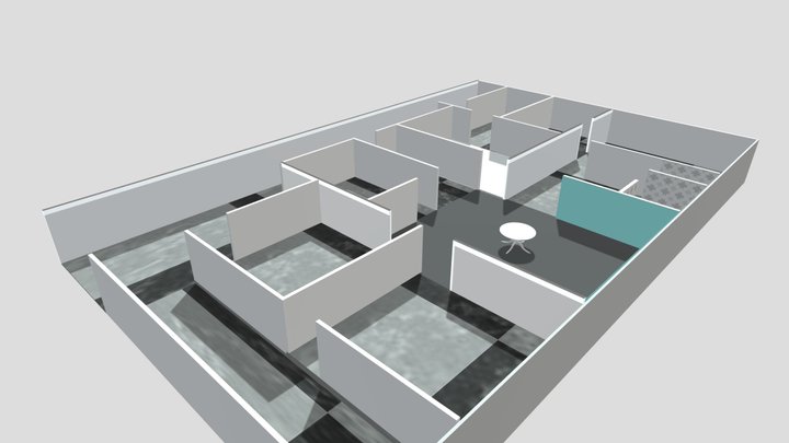 Basic House Map 3D Model