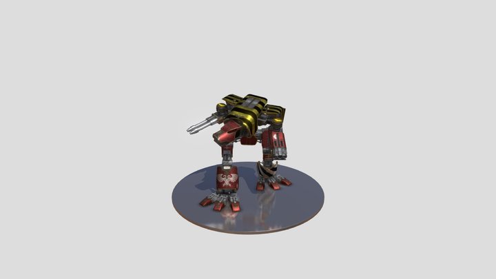 Warhound Titan - Warhammer 40K 3D Model