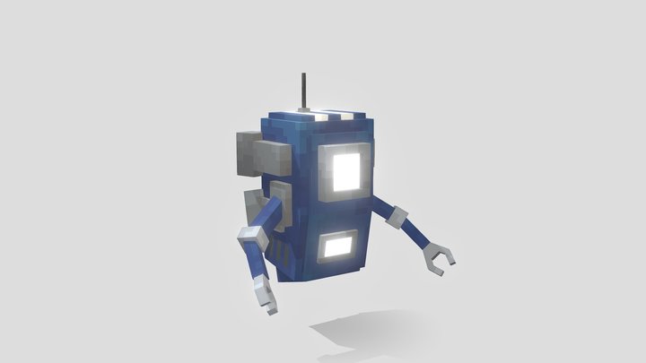 Baby Robot 3D Model