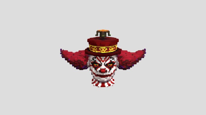 Crowned Clown 3D Model