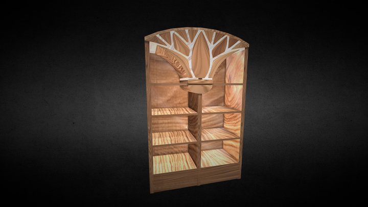 وحدة عرض كونسبت زهرة اللوتس 3D Model