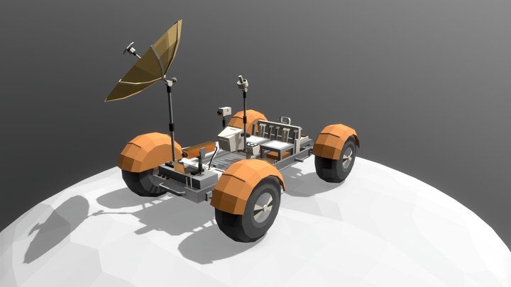 Apollo Moon Buggy 3D Model