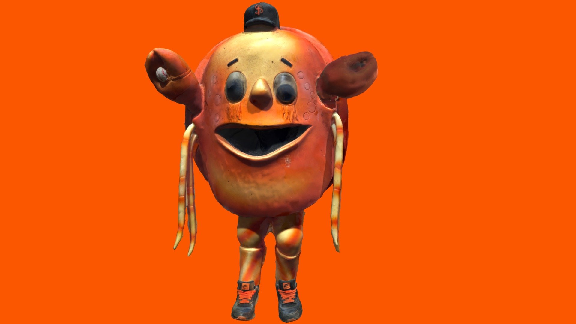 sf-giants-crazy-crab-mascot-scan-rig-download-free-3d-model-by-ar