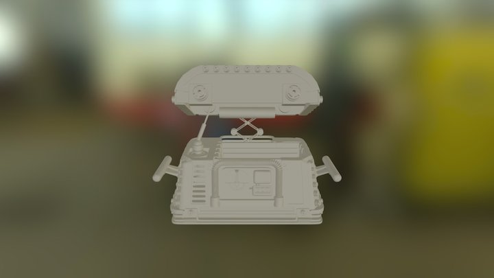 Futuristic Chest 3D Model