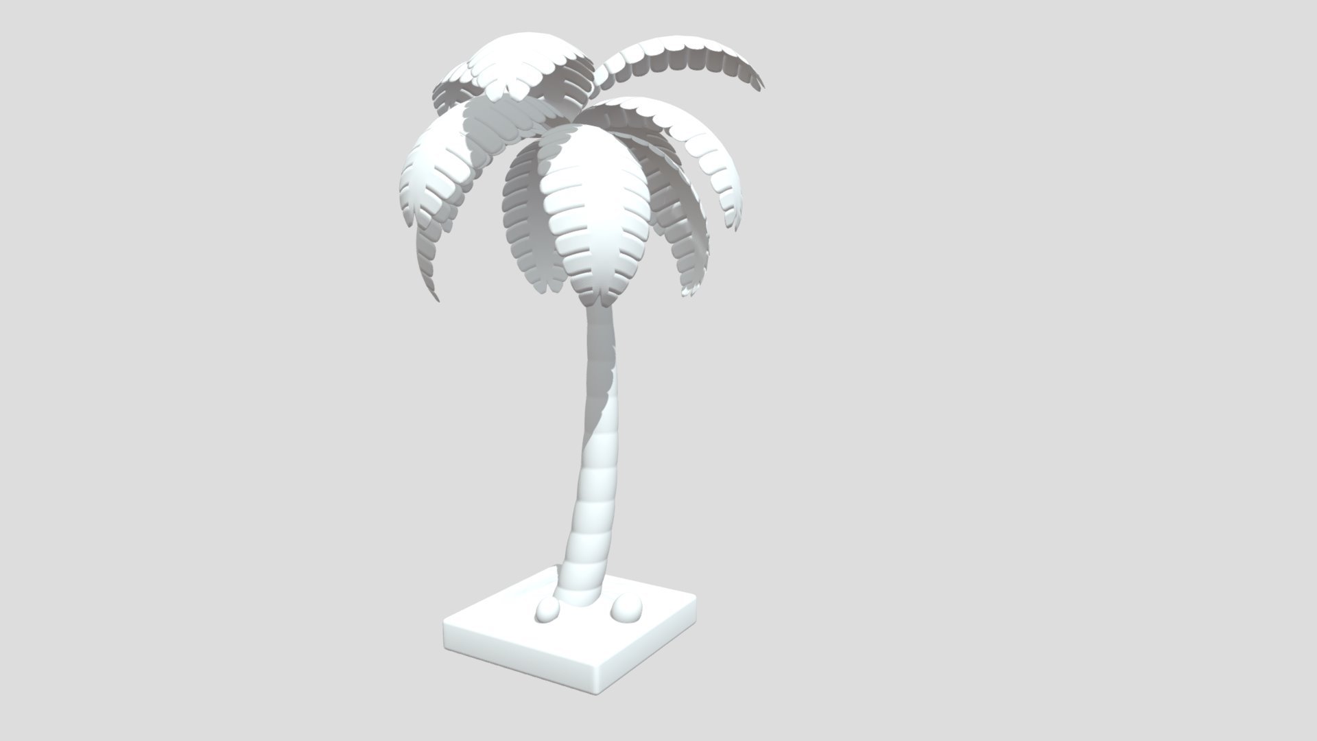 Cartoon Palm Tree - 3D model by Corpanther202 (@Corpanther202) [20a8203]