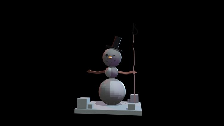 10_Izzati_snowman 3D Model