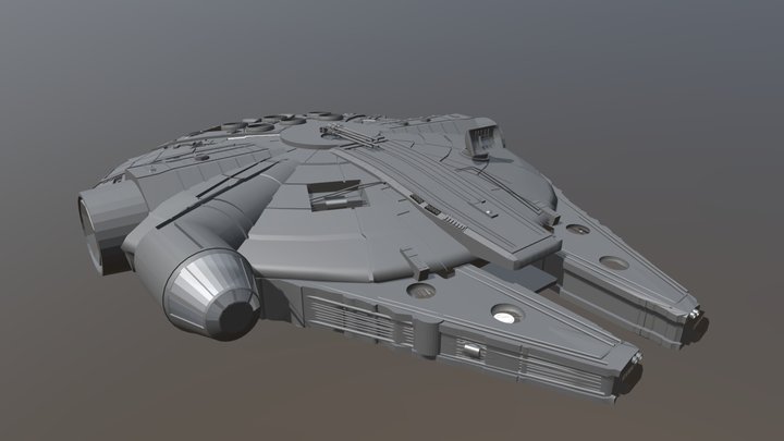 Millennium Falcon 3D Model