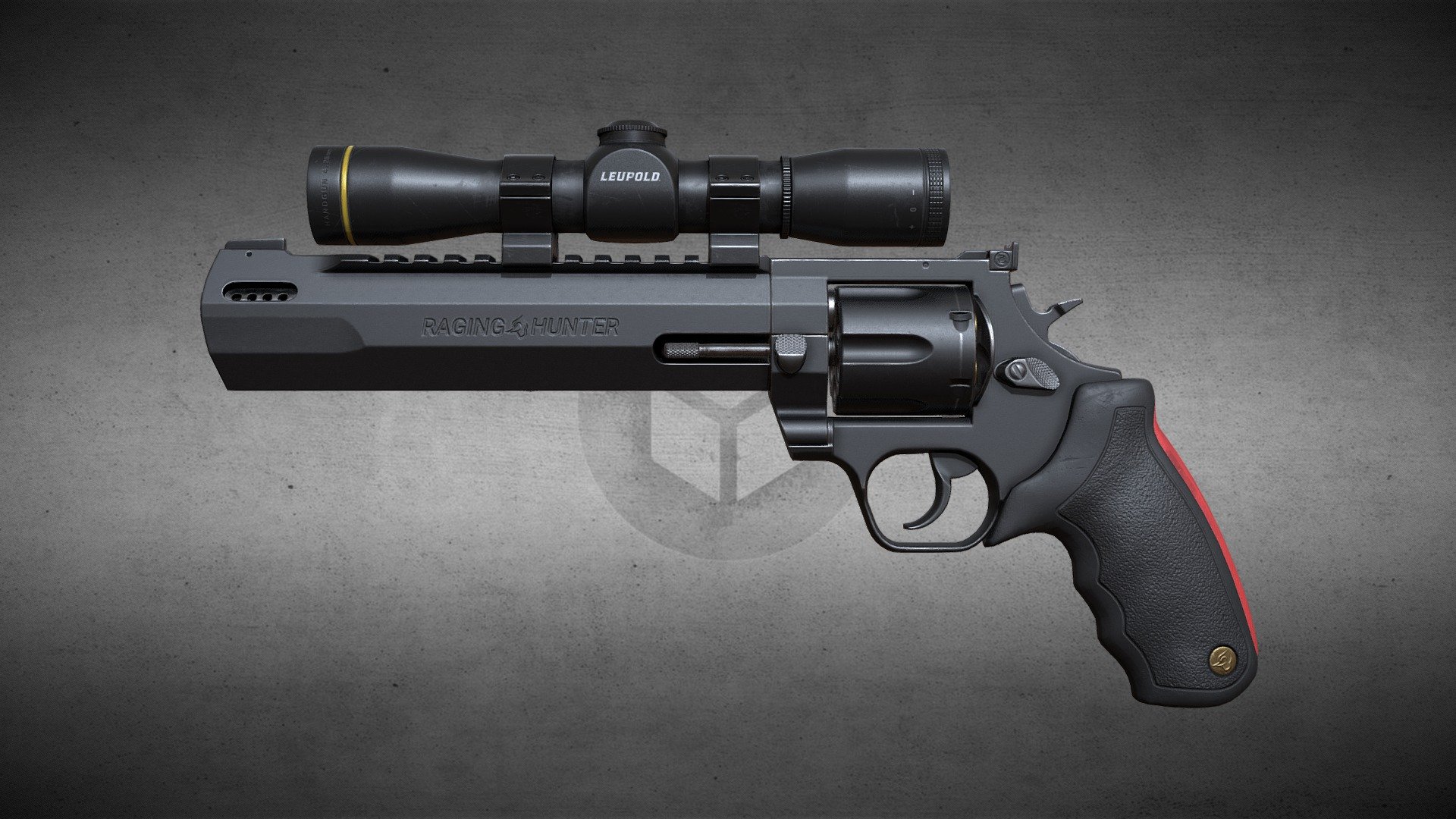 Taurus Raging Hunter, 44 Magnum - Black - Buy Royalty Free 3D model by  artbyBruno (@) [20a9497]