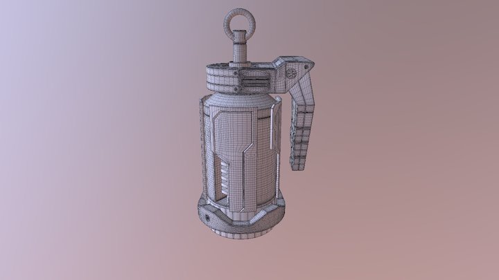 Grenade Reto Mayo8 3D Model