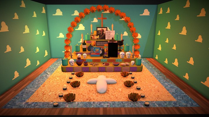 Altar de Muertos: Ricardo Murguía. 3D Model