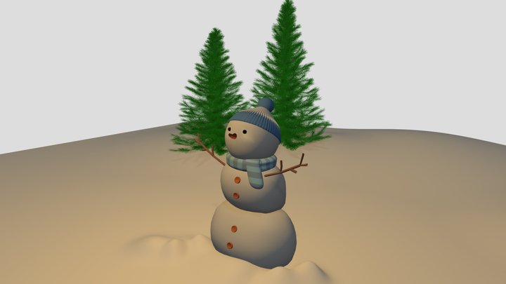 snowman 3D Model