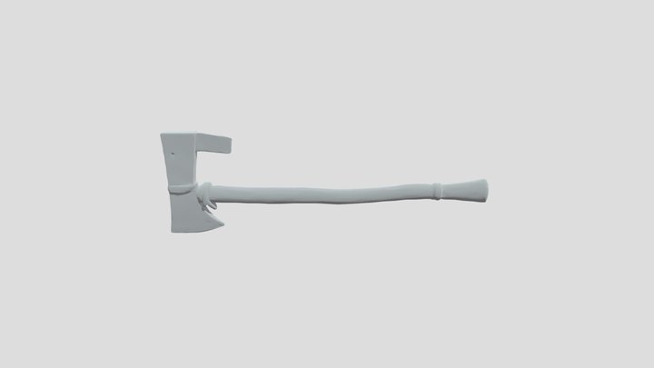 machado para quebrar madeira 3D Model