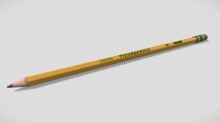 #2 Pencil – Modello 3D gratuito STL