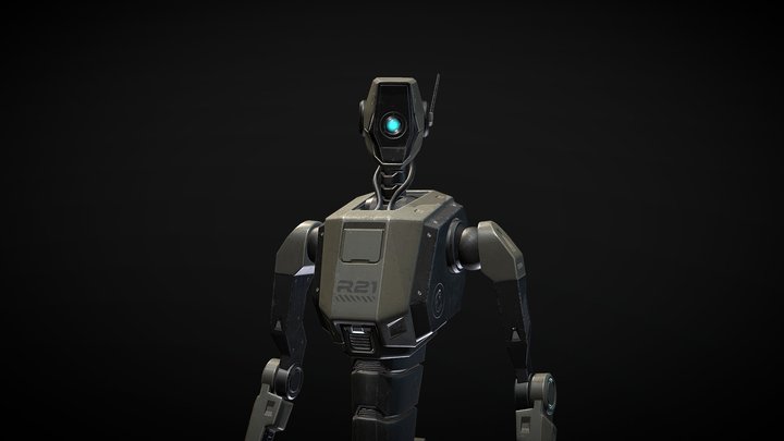 Robot Scout R-21-V2 3D Model
