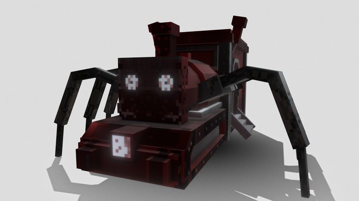 Choo Choo Charles - minecraft edition 3D Model