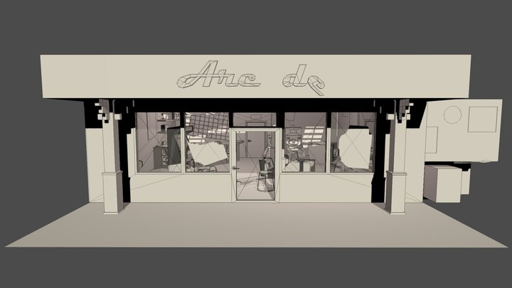 Abandoned Arcade By Symphony 3D Model