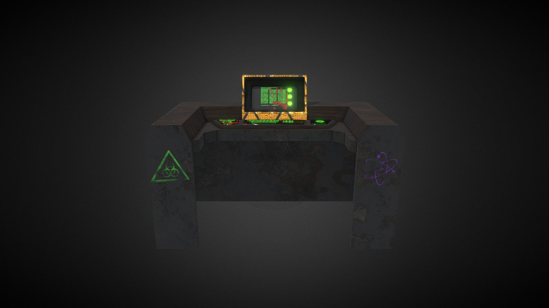 Computer Terminal 3D model by Andrew Dean (AndrewDean) [20ad2f9